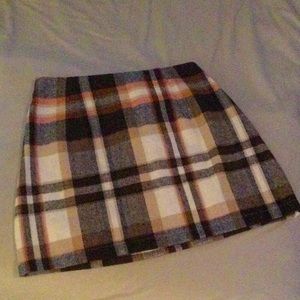 Plaid Mini Skirt